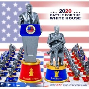 Battle For The White House 2020 Collector's Edition Chess Set Board Game